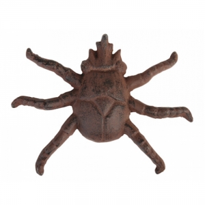 Dekorácia na stenu chrobák prvý 10,7 x 2,1 x 10,6 cm liatina