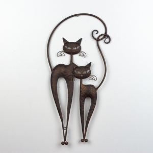 Dekorácia na stenu mačky 56cm 