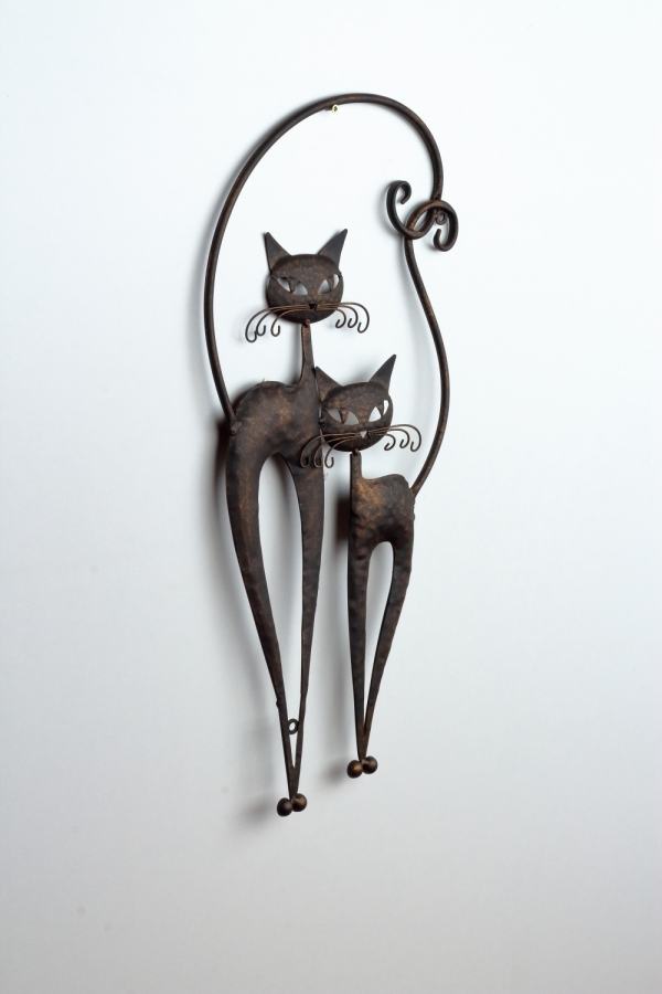 Dekorácia na stenu mačky 56cm