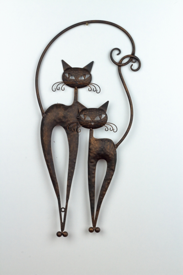 Dekorácia na stenu mačky 56cm