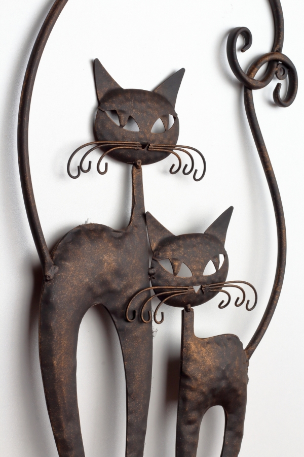 Dekorácia na stenu mačky 56cm