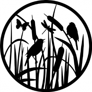 Dekorácia na stenu kruhová kovová 60,3 x 60,3 x 1,5 cm vtáčiky