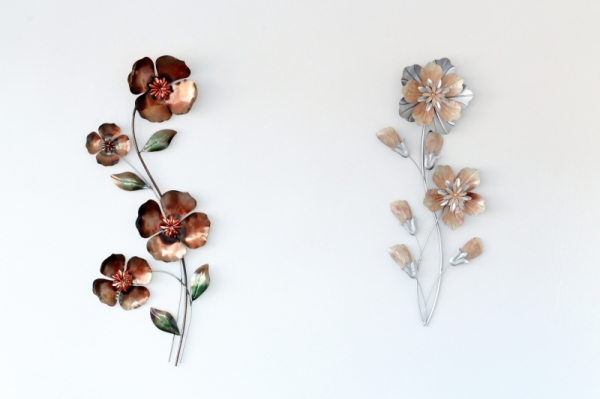 Dekorácia na stenu kvetina 76cm