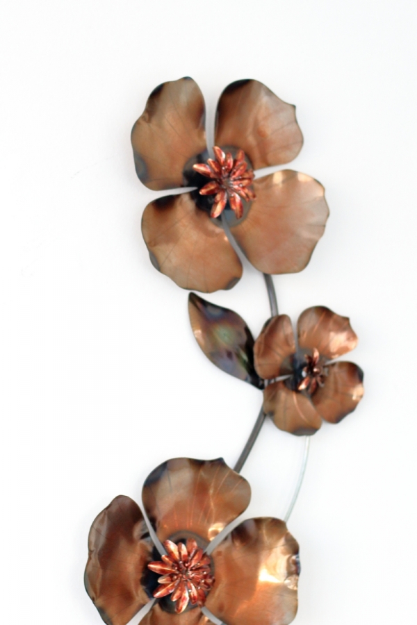 Dekorácia na stenu kvetina 76cm