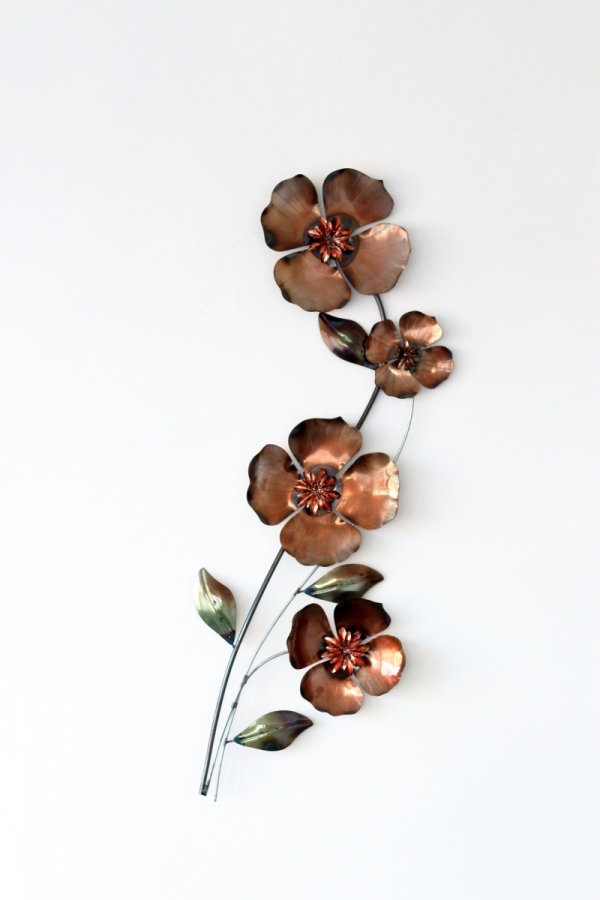 Dekorácia na stenu kvetina 76cm