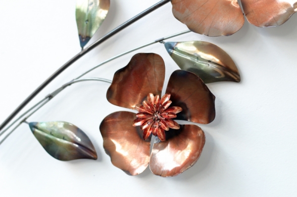 Dekorácia na stenu kvetina 76cm