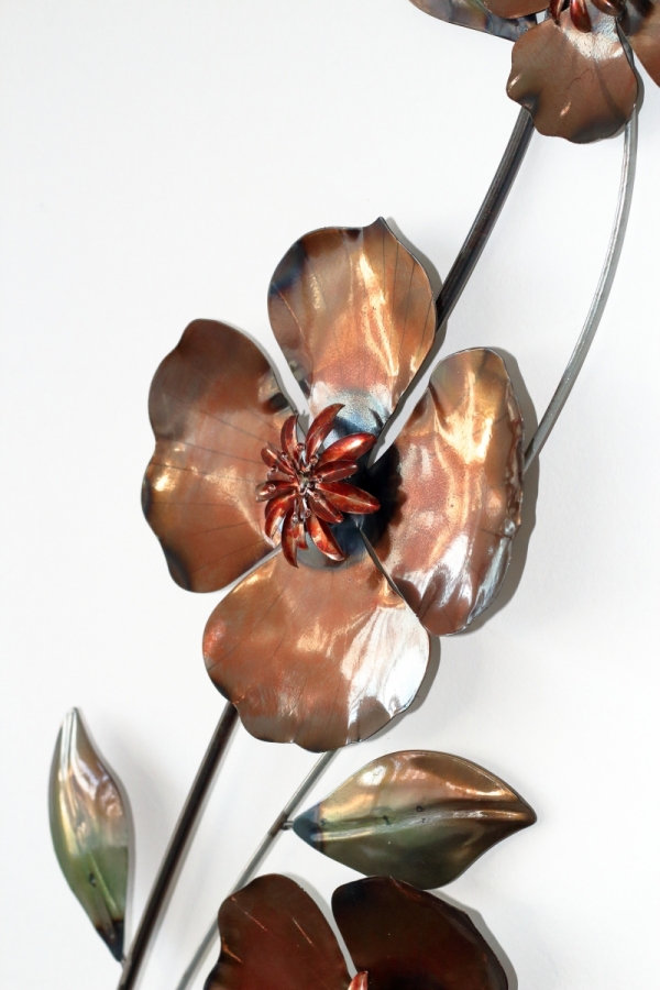 Dekorácia na stenu kvetina 76cm