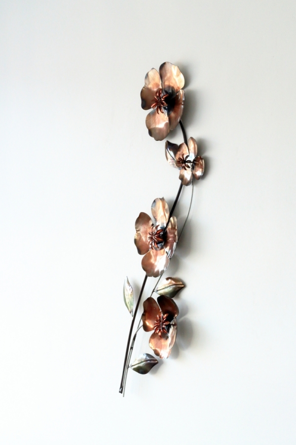Dekorácia na stenu kvetina 76cm