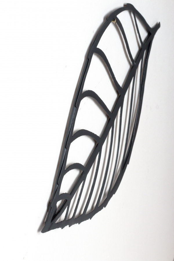 Dekorácia na stenu list 24x50cm