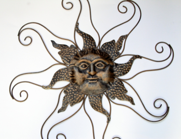 Dekorácia na stenu slnko 65x1x65cm