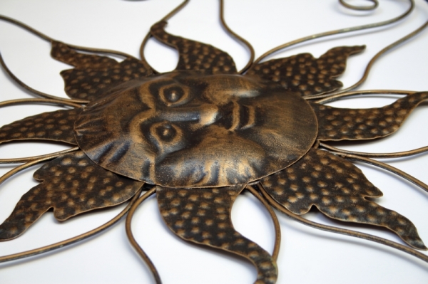 Dekorácia na stenu slnko 65x1x65cm