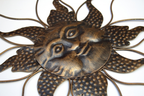 Dekorácia na stenu slnko 65x1x65cm