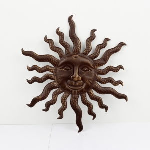 Dekorácia na stenu slnko s širokými lúčmi 40cm