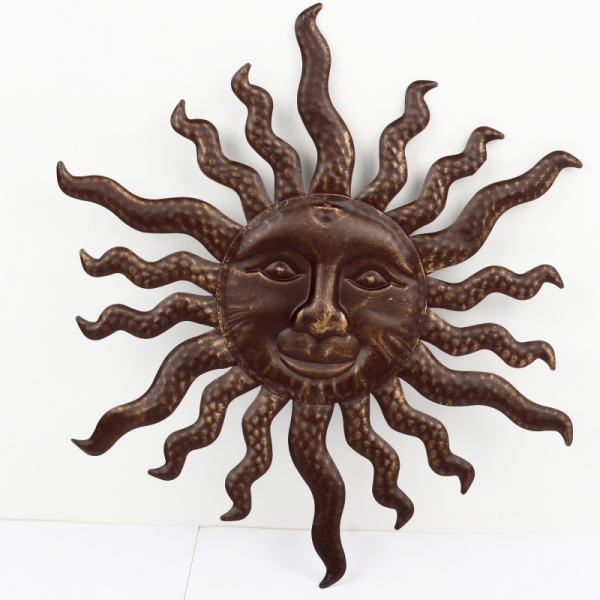 Dekorácia na stenu slnko s širokými lúčmi 40cm