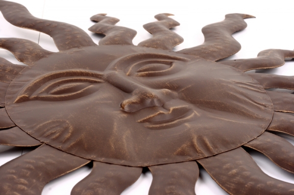 Dekorácia na stenu slnko s širokými lúčmi 60cm