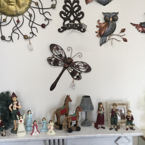 Dekorácia na stenu vážka 40x40cm