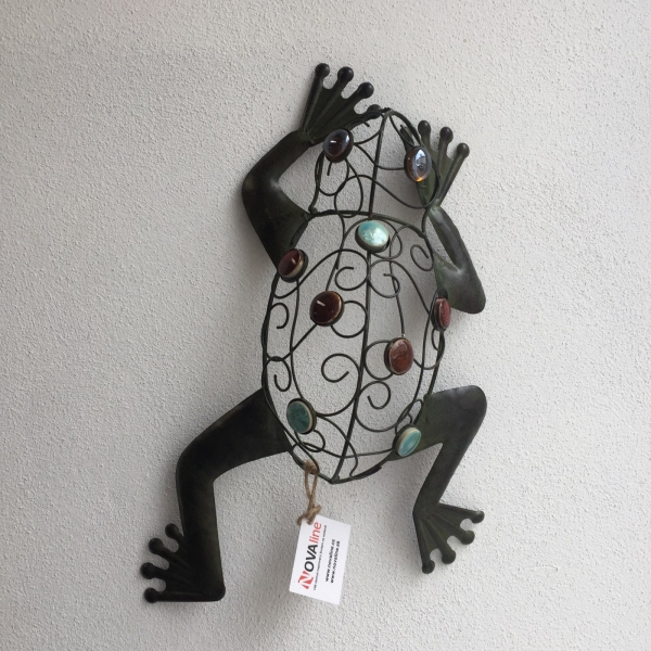 Dekorácia na stenu žaba 38x20x8cm