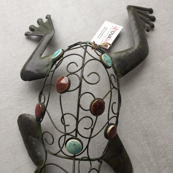 Dekorácia na stenu žaba 38x20x8cm