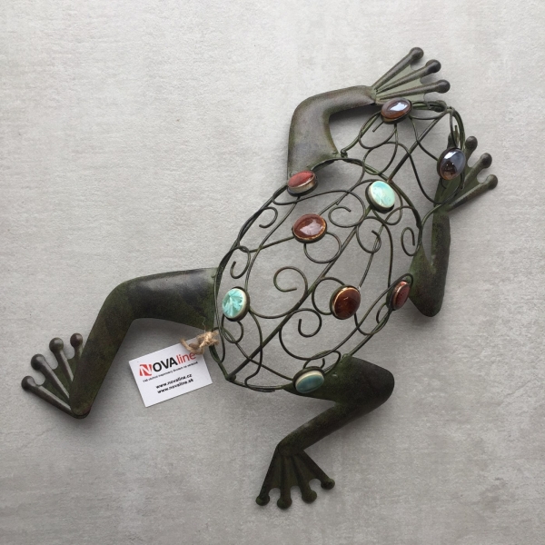 Dekorácia na stenu žaba 38x20x8cm