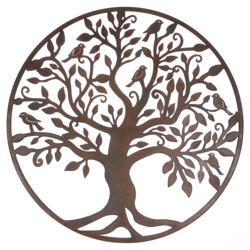 Dekorácia nad posteľ strom 59x59cm