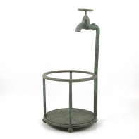 Dekorácie - obal na kvetináč retro 20x41cm