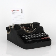 Dekorácia písací stroj 8x8x14cm