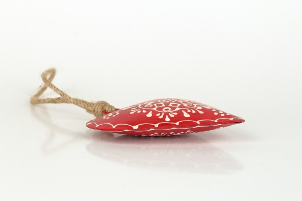 Dekorácia srdce maľované 9cm