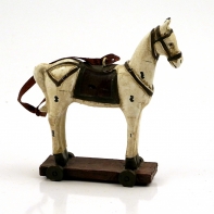 Dekorácia záves - koník retro 8,5x3x9,2cm