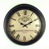 Dekoračné hodiny kovové 47 cm