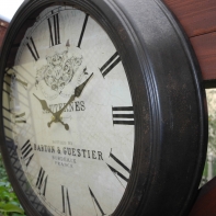 Dekoračné hodiny kovové 47 cm