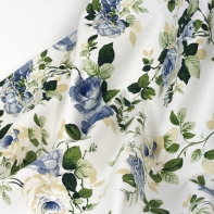 Dekoračná modrá látka 