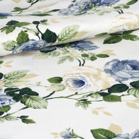 Dekoračná modrá látka 