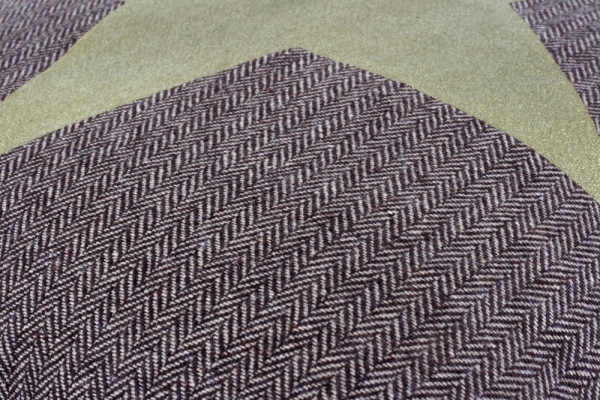 Dekoračné vankúš hviezda hnedý 45x45cm