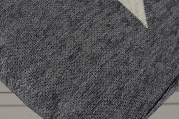 Dekoračné vankúš hviezda sivý 45x45cm