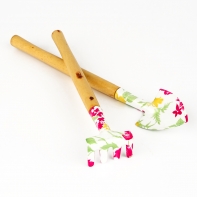 Dekoračná sada do kvetináča - sada náradia rýľ a hrable