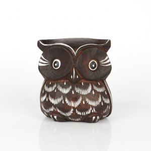 Dekoračné soška sova 10cm