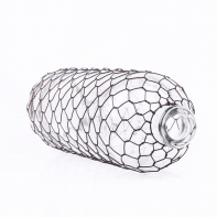 Dekoračná váza poháre s pletivom 34cm