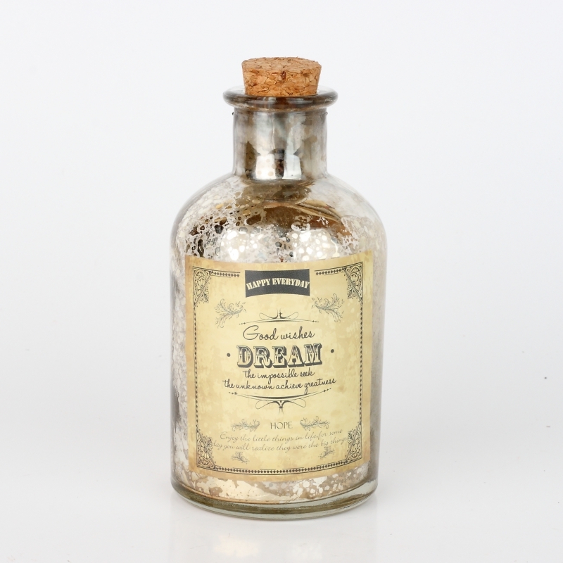 Dekoratívna fľaša vintage 6x13cm