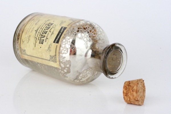 Dekoratívna fľaša vintage 6x13cm