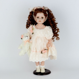 Dekoratívna porcelánová bábika Matylda 48cm