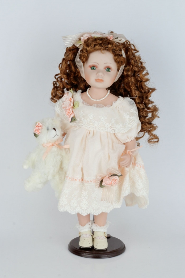 Dekoratívna porcelánová bábika Matylda 48cm