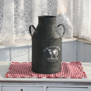 Dekoratívna retro bandaska na mlieko 34cm