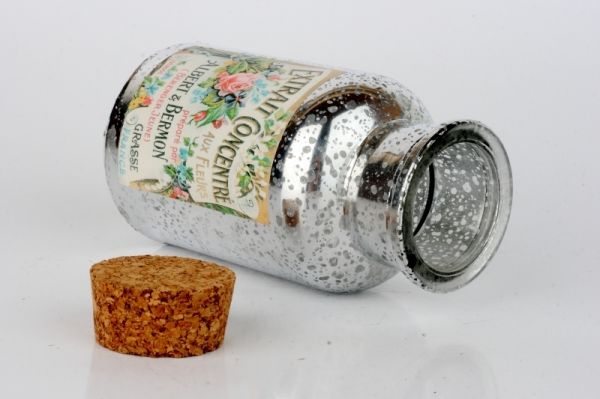 Dekoratívna sklenená fľaša 13,5x6,5x6,5cm