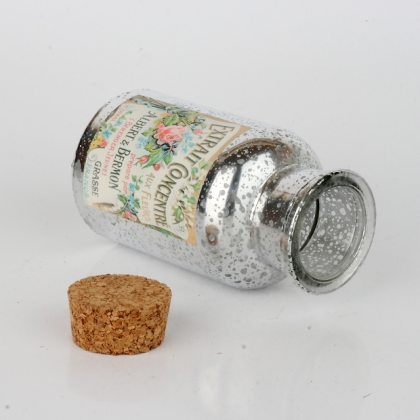 Dekoratívna sklenená fľaša 13,5x6,5x6,5cm