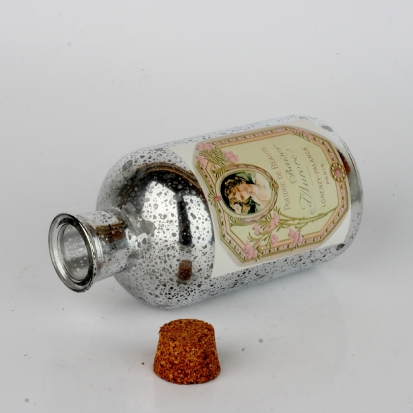 Dekoratívna sklenená fľaša 17cm