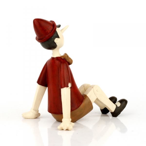 Dekoratívne soška sediaci Pinokio 15x11x14cm