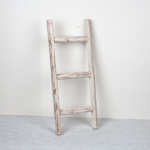 Dekorativní žebřík bílý 75cm