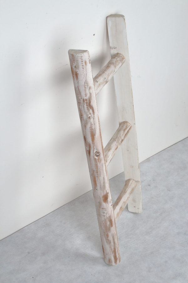 Dekoratívne rebrík biely 75cm