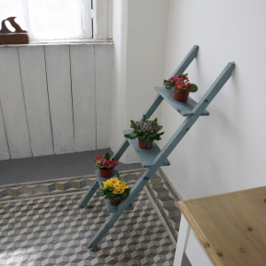 Dekoratívne rebrík modrý 120 cm