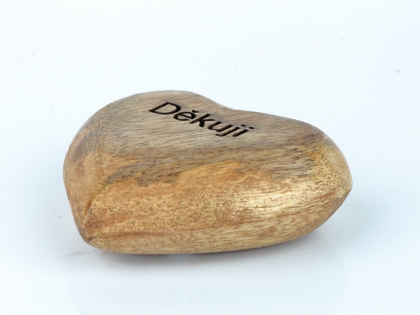 Děkuji - srdce 7 x 7 x 3 cm